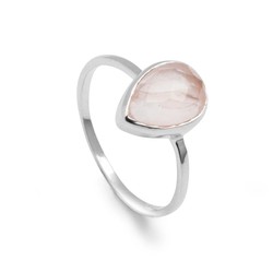 Anillo Plata Argent Basic ANRD004R/18 Cuarzo Rosa