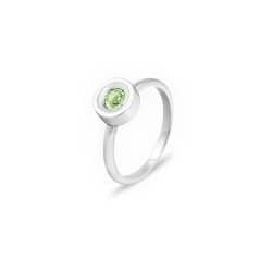 Anillo Plata Argent Basic ANRJ004P10 Peridoto Natural