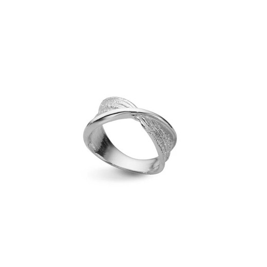 Anillo Plata Argent Basic ANRM067/10 Banda Doblada