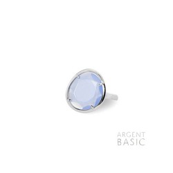 Anell Plata Argent Basic Blau Cel ANRS002PA