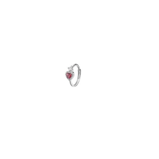 Anillo Plata Sovrani J10250M16 Circonitas Rubí Corazón