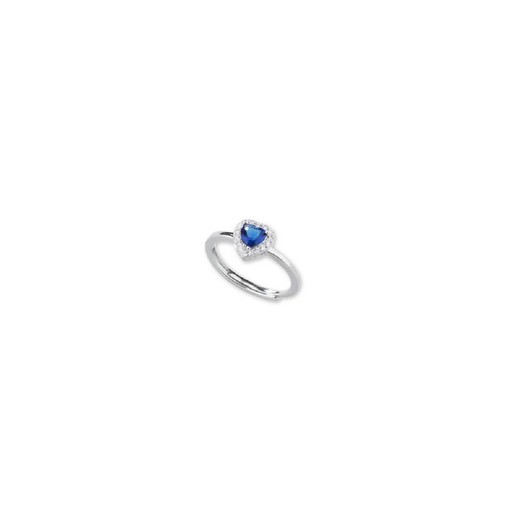 Anillo Plata Sovrani J8353M17 Circonitas Con Zafiro