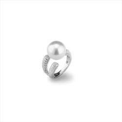 Anillo Plata Sovrani J8418M12 Circonitas Y Perlas