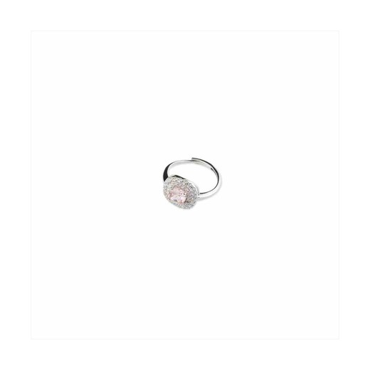 Anillo Plata Sovrani J8605M14 Circonitas Con Cristal Rosa