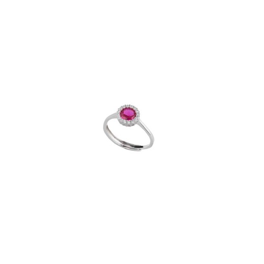 Anillo Plata Sovrani J9519M12 Circonitas Rubí