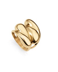 Anillo Viceroy Acero Dorado Mujer 14207A01612 Ondas