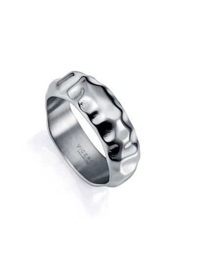 Anillo Viceroy Acero Hombre 15164A02200 Tipo Martillado