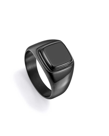 Anillo Viceroy Acero Negro Hombre 75375A02010 Tipo Sello