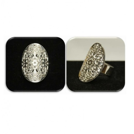 Anillo Xernus Plata 3NF27165 Filigranas Perforadas