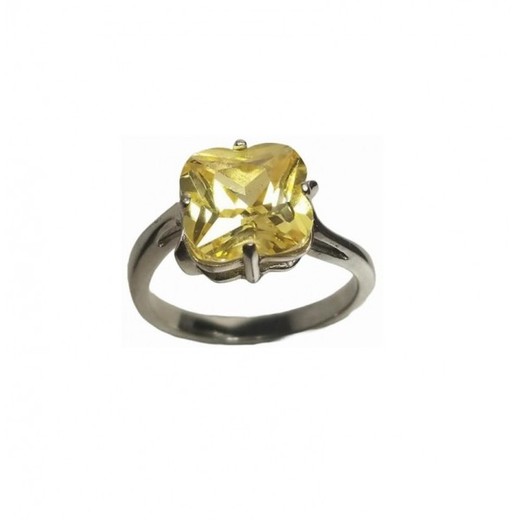 Anillo Xernus Plata NF1648 Cristal Citrino