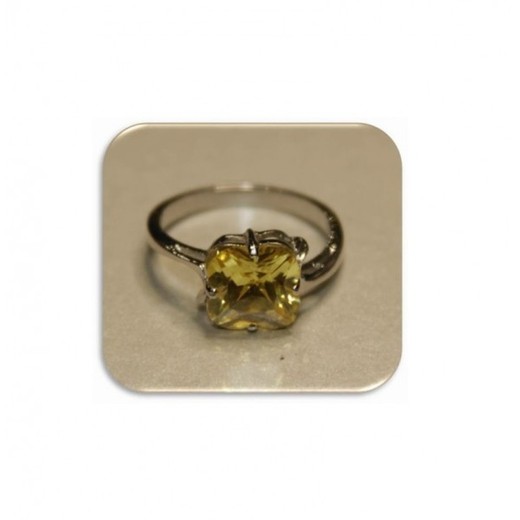 Anillo Xernus Plata NF1803 Cristal Citrino