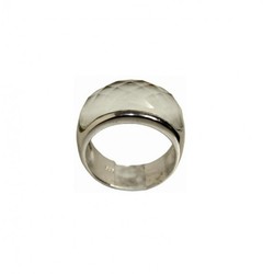 Anillo Xernus Plata NF1994 Cuarzo Blanco