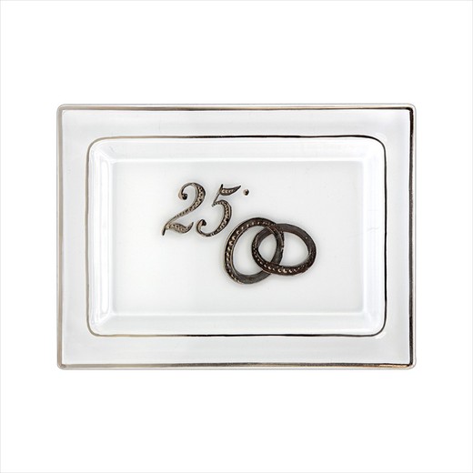 Safata Commemorativa 24,5x18cm GA4255V Aliances 25 Anys