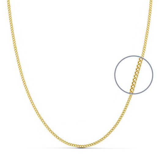 18-karatowy złoty łańcuszek Barbada Długość 50 cm Szerokość 1,2 mm 11004250