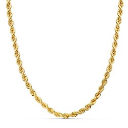 Salomonico Cord Chain Gold 18kts Μήκος 45cm Πλάτος 4,5mm 18004845