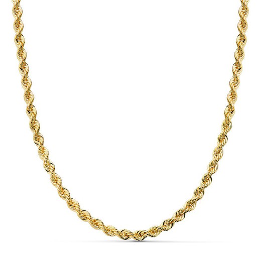 Salomonico Cord Chain Gold 18kts Μήκος 50cm Πλάτος 3,75mm 24003850