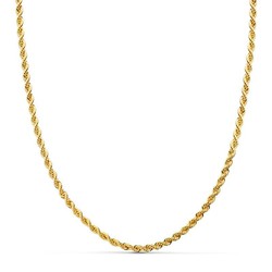 Salomonico Cord Chain Gold 18kts Länge 50cm Breite 3mm 22002050