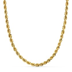 Salomonico Cord Chain Gold 18kts Length 50cm Width 4.5mm 18001550
