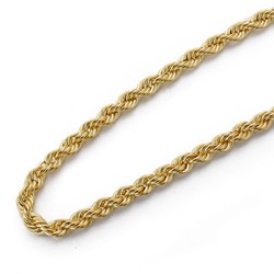 Salomonico Cord Chain Gold 18kts Length 50cm Width 5mm Joyeriacanovas