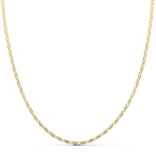 Chaîne en or 18 carats et diamants Longueur 40 cm Largeur 1,5 mm 26006240