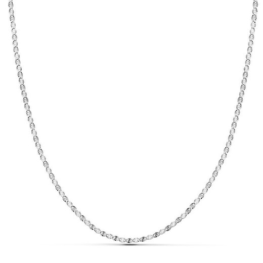 18kts White Gold Diamond Chain Length 50cm Width 1,5mm 12001650