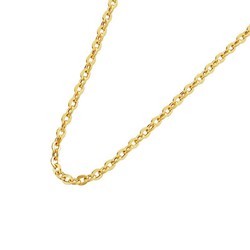 18kts Gold Hollow Forced Chain Length 45cm 26005945