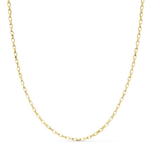18kts Gold Hollow Forced Chain Length 45cm Width 1mm 26006045