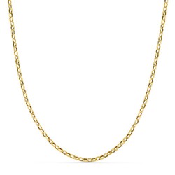 18kts Gold Hollow Forced Chain Länge 45cm Breite 2mm 26006145