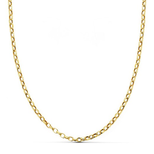 18kts Gold Hollow Forced Chain Länge 60cm 23002460