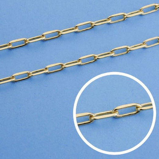 Łańcuszek wymuszony z 18-karatowego złota o długości 50 cm 11000028