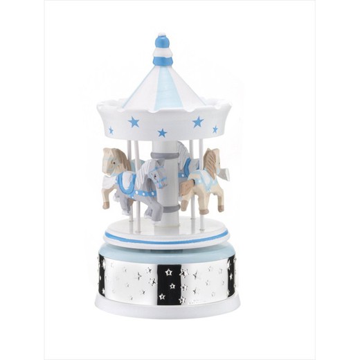 Carrousel Musical Caballitos Celeste 21089C Estrellas