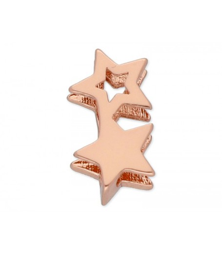 Charm Acero Rosa Mujer Liska LM59-R Estrellas