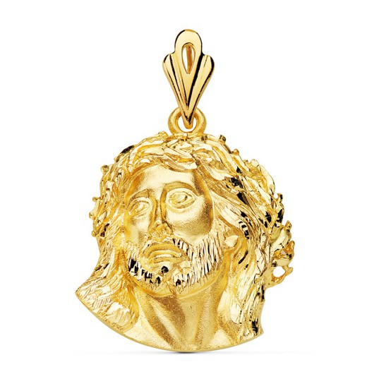Head of Christ Pendant by Murillo Gold 18kts 25x24mm 20000025