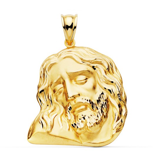 Head of Christ κρεμαστό χρυσό 18 καρατίων 42x35mm 26000410