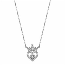 Colgante Disney Plata AG0071C Corazón Princesa