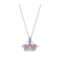 Pendentif Argent Disney AG0074C Couronne de Princesse