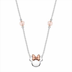 Penjoll Disney Plata Bicolor Rosa AG0007C Minnie