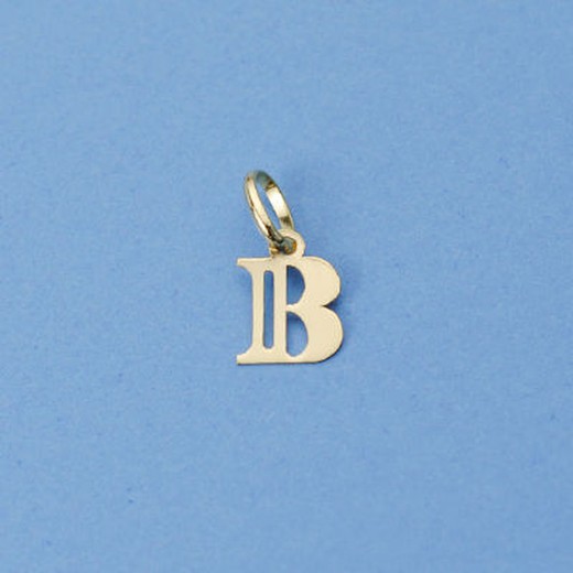 18kt gouden letter B hanger 16221-B