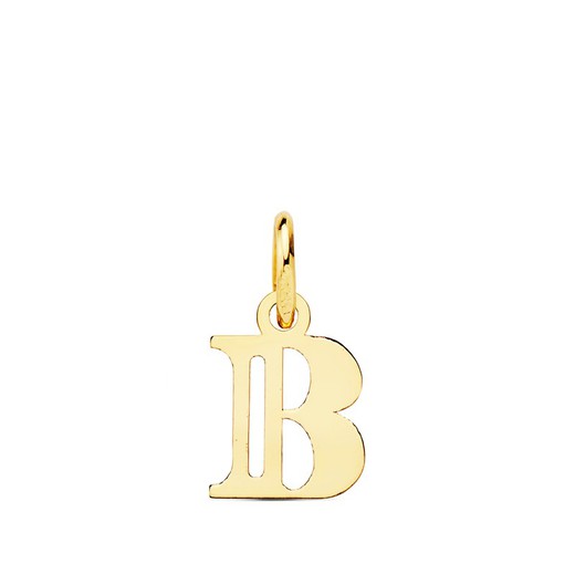 18kt gouden letter B hanger 16222-B