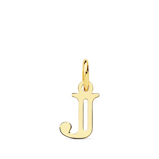 18kt gouden letter J hanger 16222-J