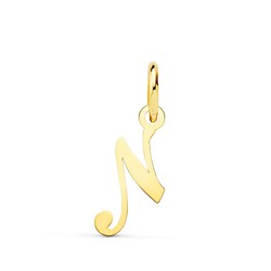 Ciondolo lettera N in oro 18kt 16224-N