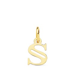 18kt Gold Buchstabe S Anhänger 16222-S