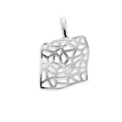 Colgante Plata Argent Basic 4cm PERM004 Calado