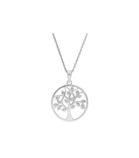 Colgante Plata Liska Mujer LAD7076CL Árbol De La Vida Circonitas