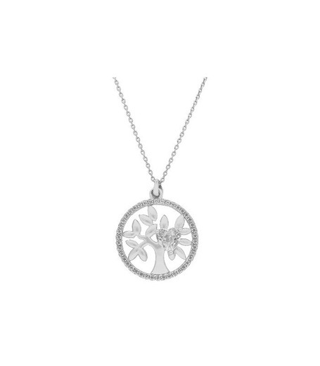 Colgante Plata Liska Mujer LAD7077CL Árbol De La Vida Circonitas