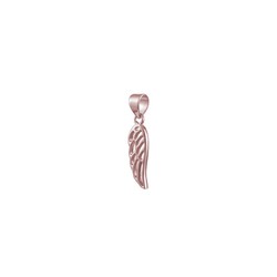 Pendentif Argent Rose 20x6.5mm CGL0083RO Ailes d'Ange