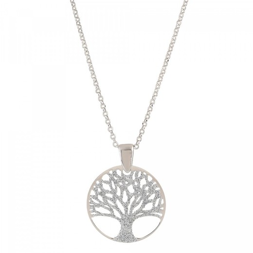 Colgante Plata Sovrani 25cm AVP068 Árbol De La Vida Circonitas