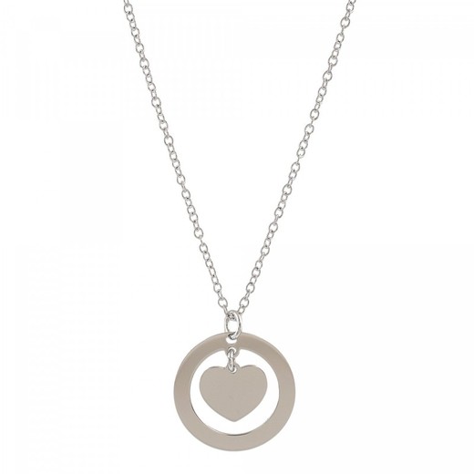 Colgante Plata Sovrani AVP079 Circulo Corazón