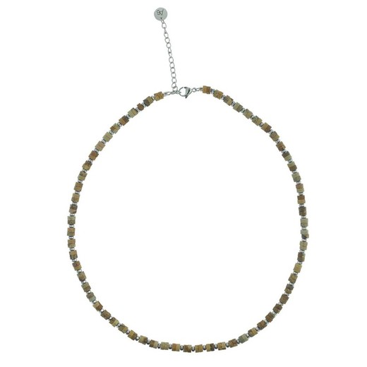 Collar Acero Argent Basic 46-51cm COHS1008 Piedras Paesinas