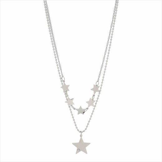 Collar Acero Sovrani AV0529 2 Cadenas Con Estrellas